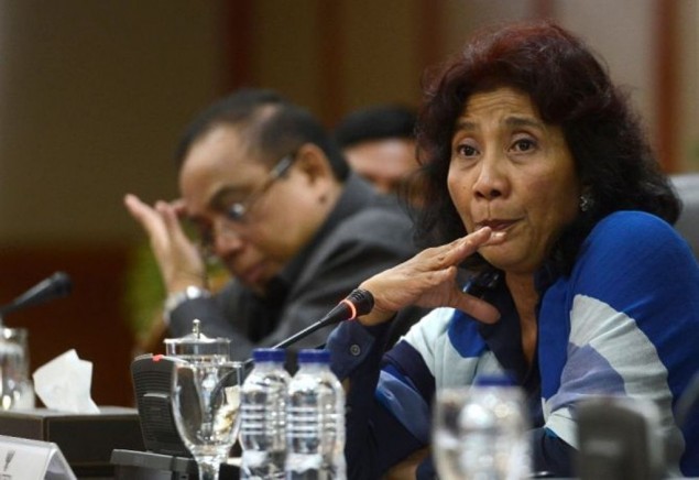 Menteri Kelautan dan Perikanan Susi Pudjiastuti (Foto:Antara)