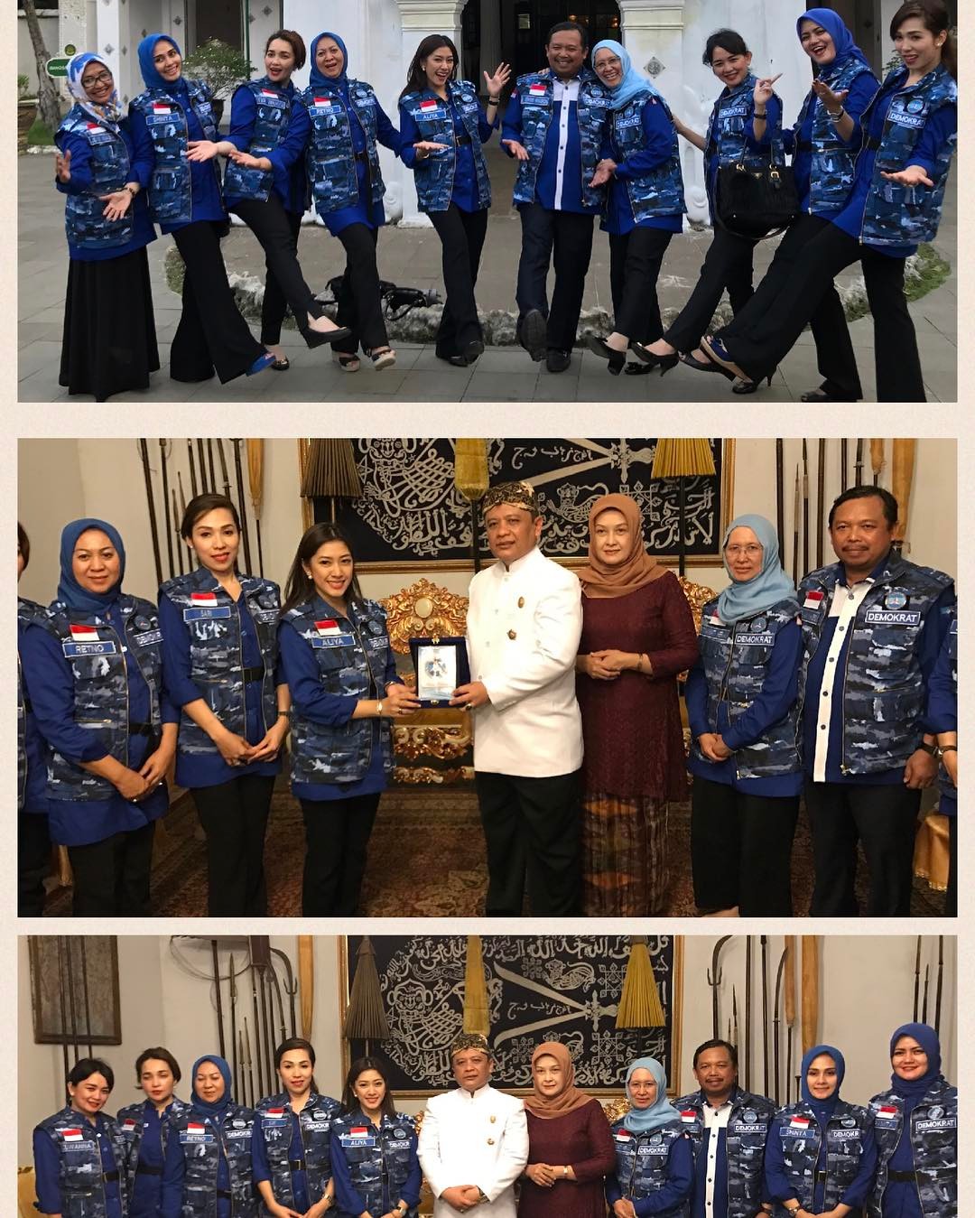 Silaturahmi dengan Sultan Kasepuhan ke XIV, Pangeran Raja Adipati Arif Natadiningrat.