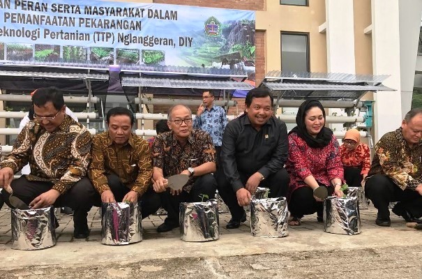 Nglanggeran Jadi Pilot Project Taman Teknologi Pertanian di Indonesia