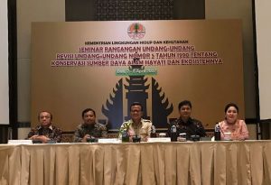 Seminar Revisi UU no 5 tahun 1990 tentang Konservasi Sumber Daya Alam Hayati dan Ekosistemnya