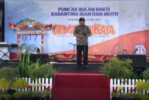 Kang Hero Hadiri Puncak Bulan Bakti Karantina Ikan dan Mutu