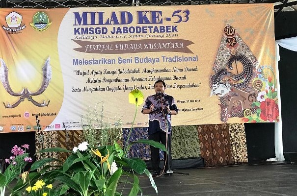 Kang Hero Lakukan Orasi Budaya di Milad Ke 53 Keluarga Mahasiswa Gunung Djati (KMSGD)