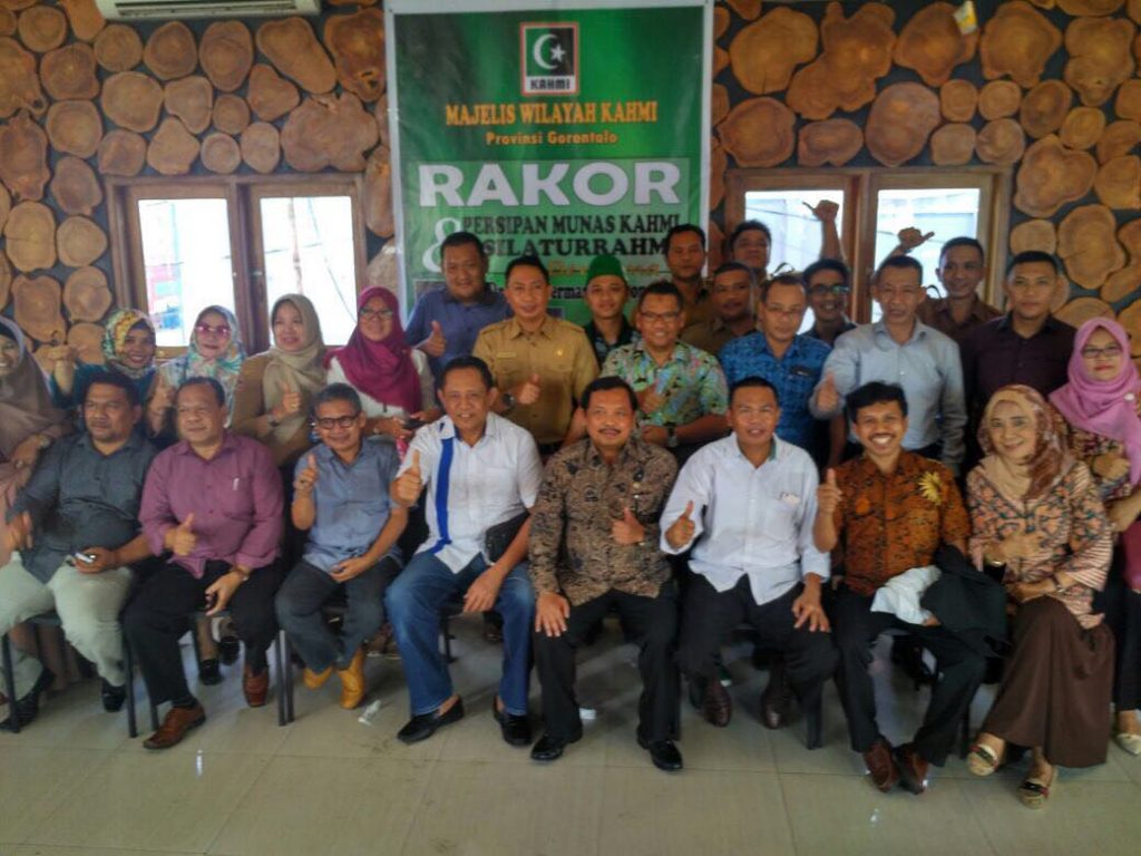 Silaturahmi dengan para sahabat Kahmi se Provinsi Gorontalo