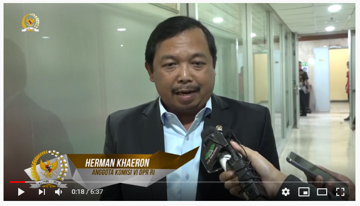 [Video] Tanggapan Anggota Komisi VI DPR RI Herman Khaeron terkait Penyertaan Modal Negara (PMN) untuk BUMN