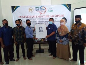 Jawa Barat : DPR RI Herman Khaeron Sosialisasi Empat Pilar Bersama Forum Komunikasi Mahasiswa Pantura