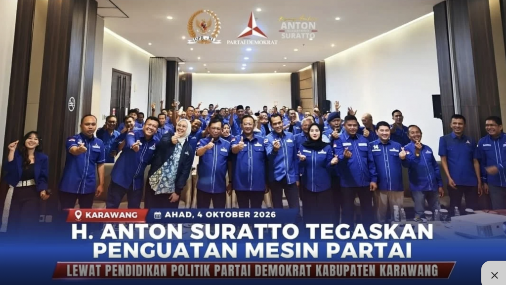 Demokrat Jabar Perkuat Konsolidasi Kader di Karawang Hadapi Agenda Politik 2029